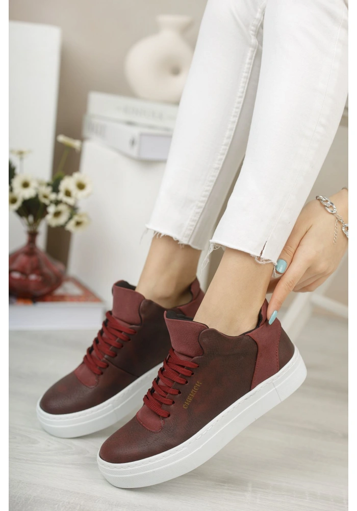 CH004 BT Kadın Ayakkabı BORDO
