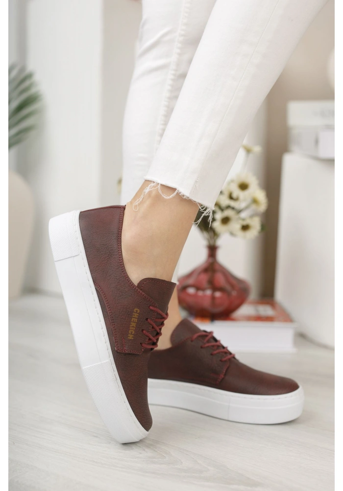 CH005 BT Kadın Ayakkabı BORDO
