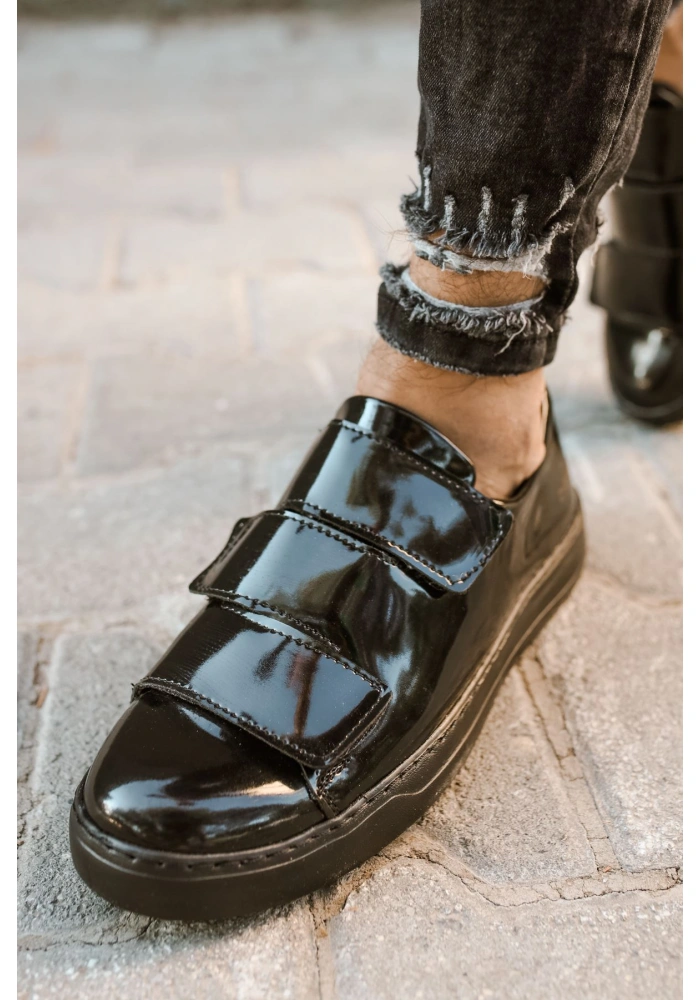 CH007 Rugan ST Erkek Ayakkabı SIYAH