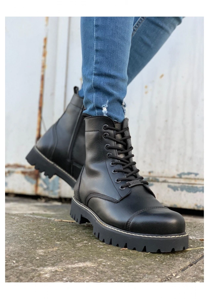 CH009 Cilt ST Erkek Bot SIYAH