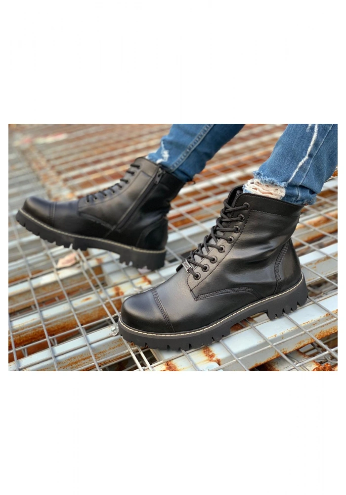 CH009 Cilt ST Erkek Bot SIYAH