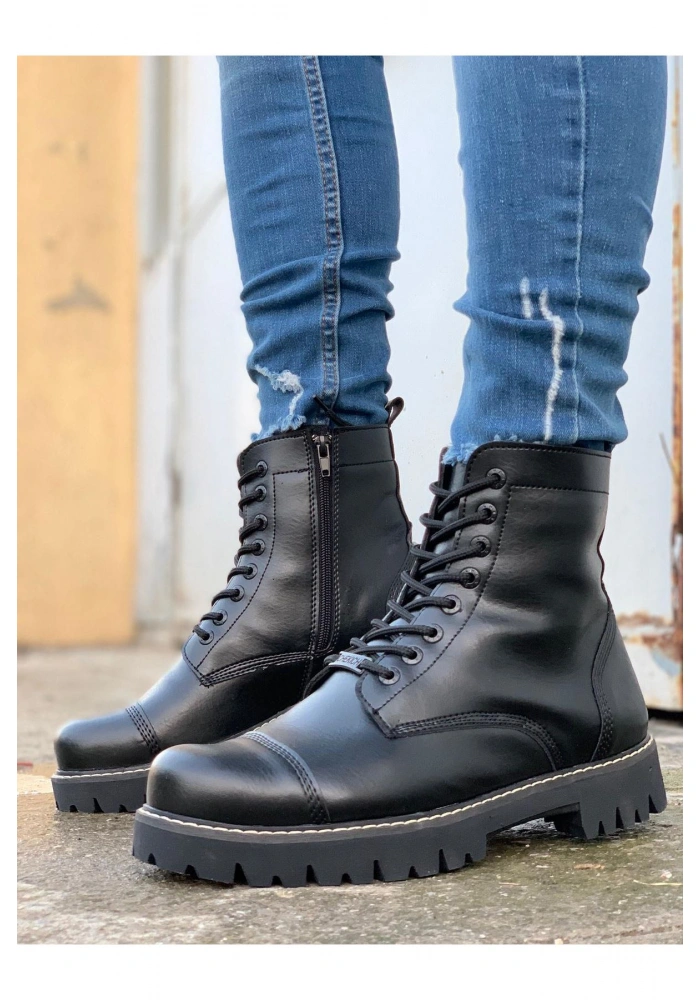 CH009 Cilt ST Erkek Bot SIYAH