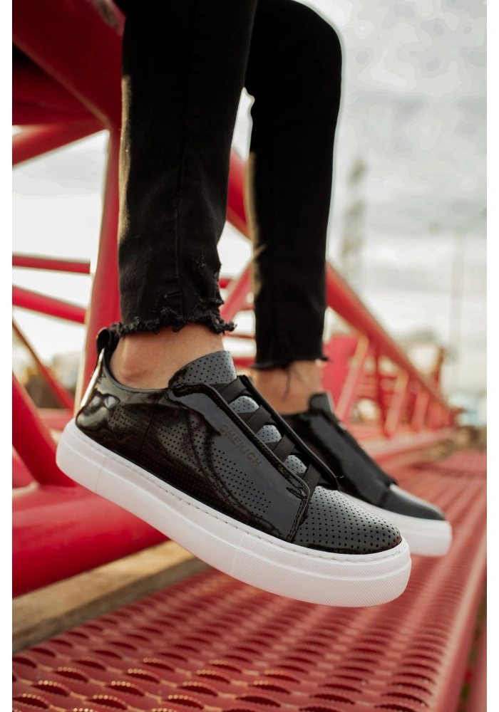 CH011 Rugan BT  Erkek Ayakkabı SIYAH