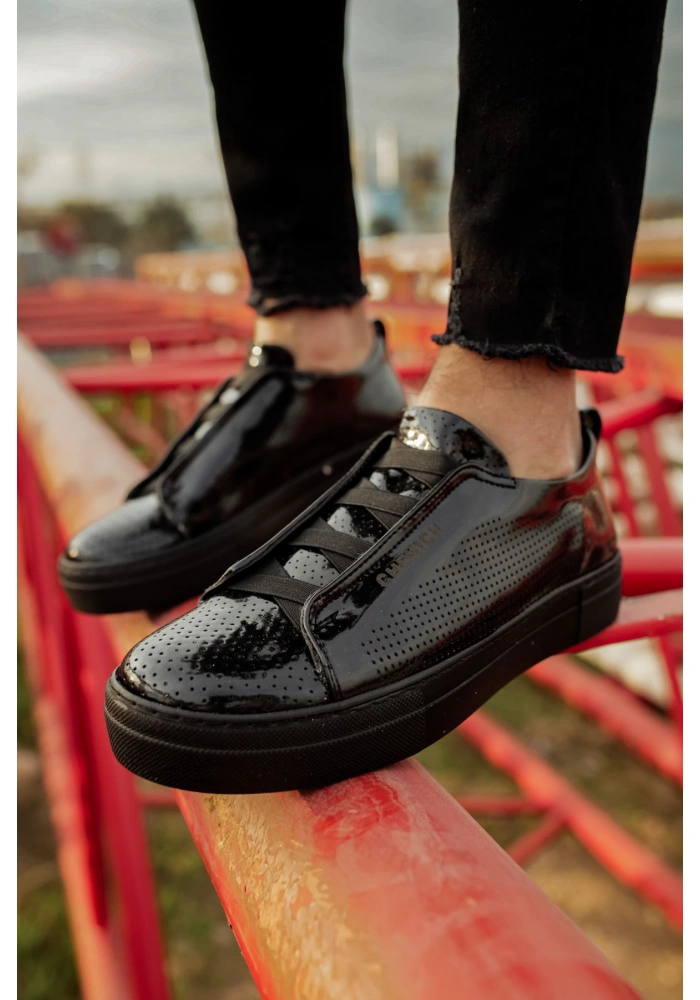 CH011 Rugan ST Erkek Ayakkabı SIYAH