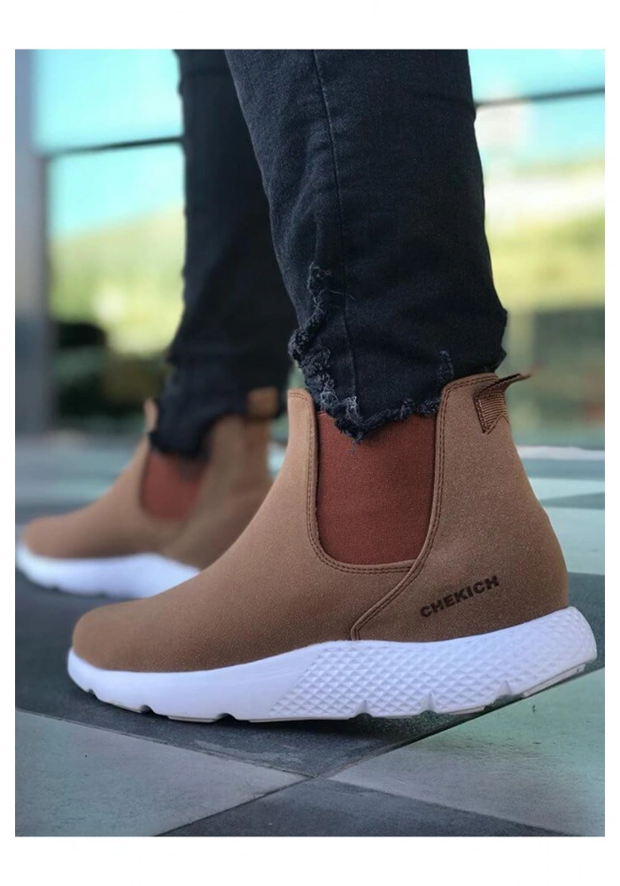 CH049 Süet BT Erkek Bot TABA