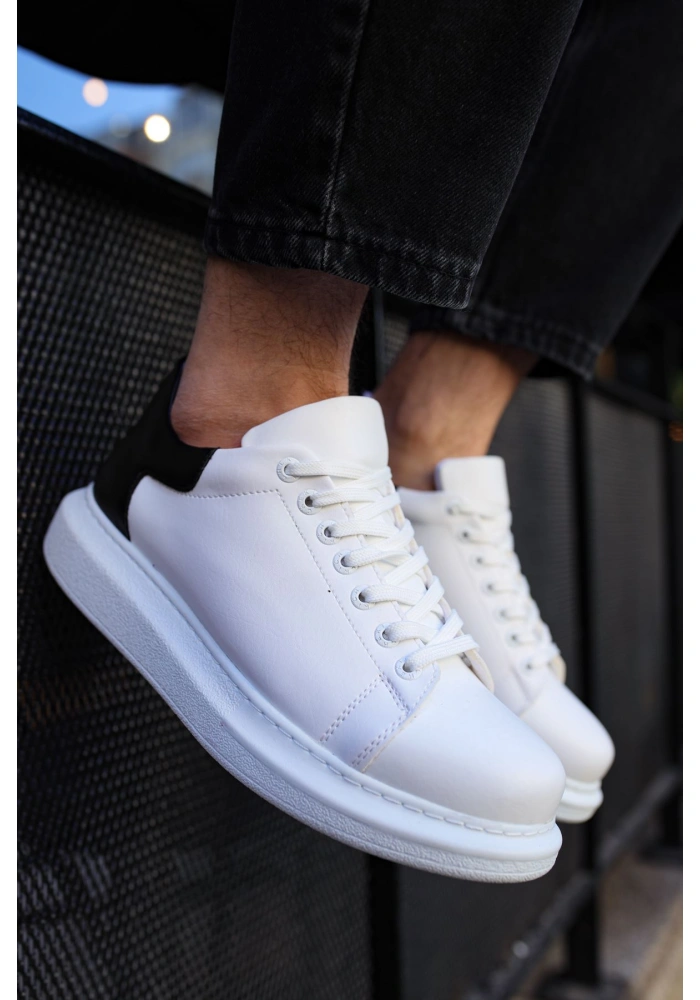 CH256 BT  Erkek Ayakkabı BEYAZ/SİYAH