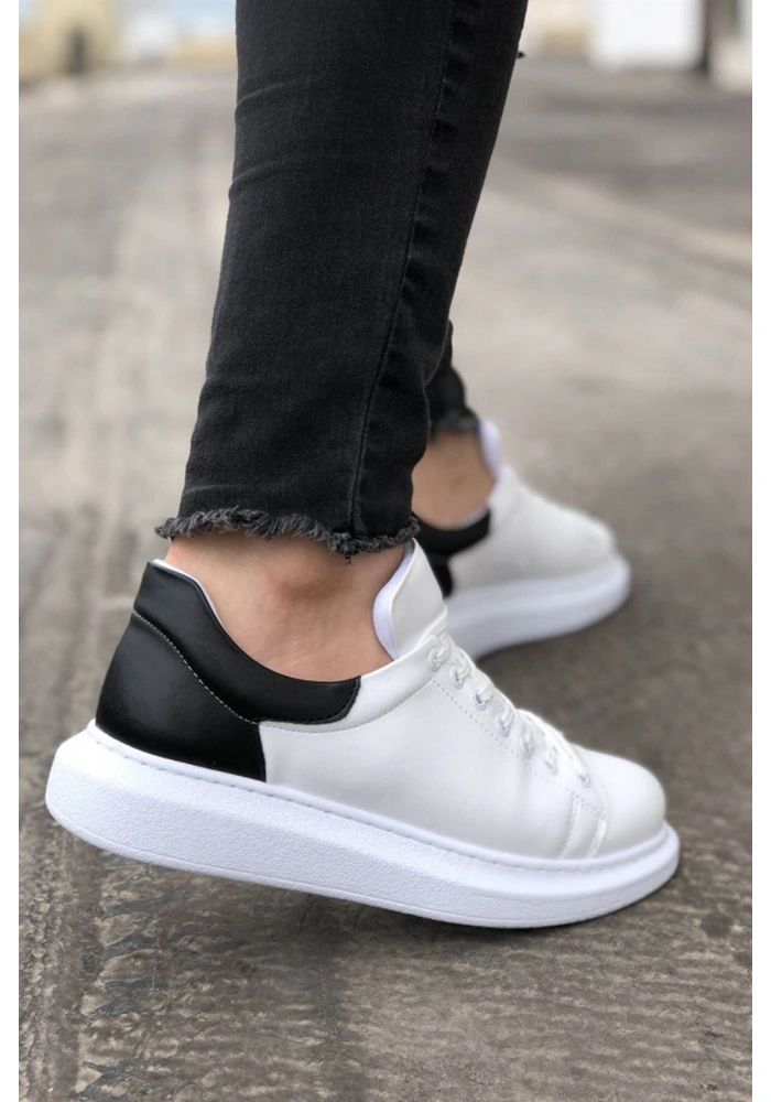 CH256 BT  Erkek Ayakkabı BEYAZ/SİYAH