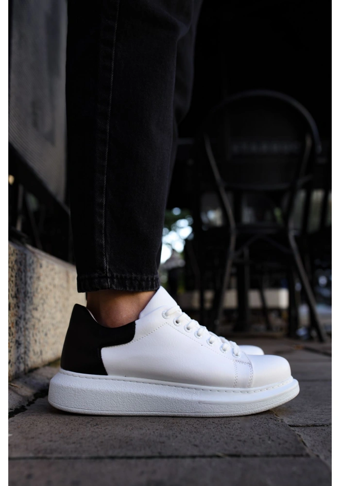 CH256 BT  Erkek Ayakkabı BEYAZ/SİYAH