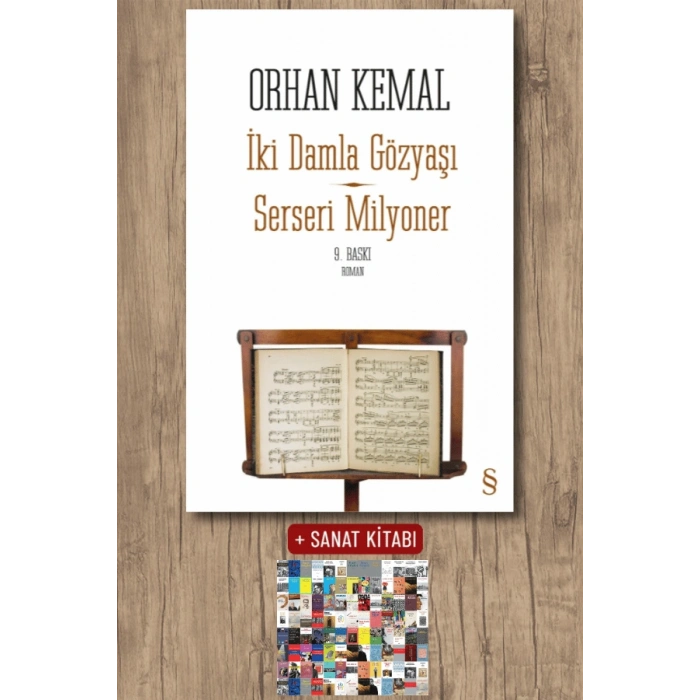 İki Damla Gözyaşı - Serseri Milyoner / Orhan Kemal + Sanat Kitabı
