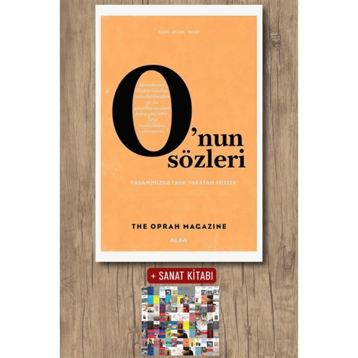 Onun Sözleri / Kolektif + Sanat Kitabı