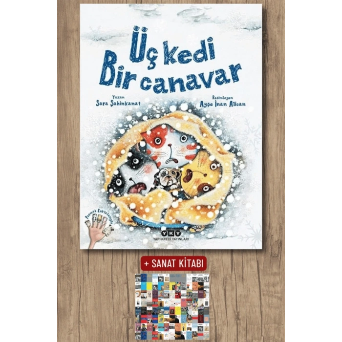 Üç Kedi Bir Canavar (Ciltli)