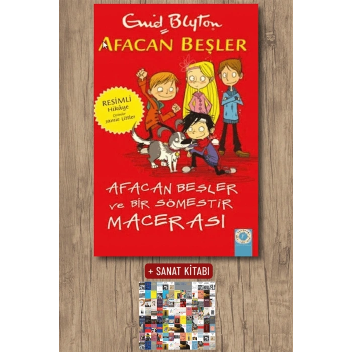Afacan Beşler - Afacan Beşler ve Bir Sömestir Macerası / Enid Blyton + Sanat Kitabı