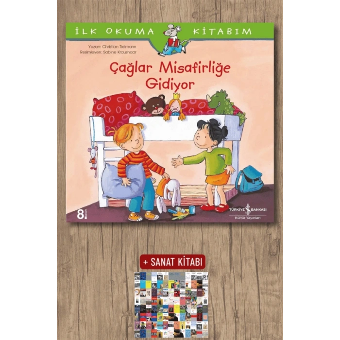 Sanat Kitabı + İlk Okuma Kitabım - Çağlar Misafirliğe Gidiyor / Christian Tielmann
