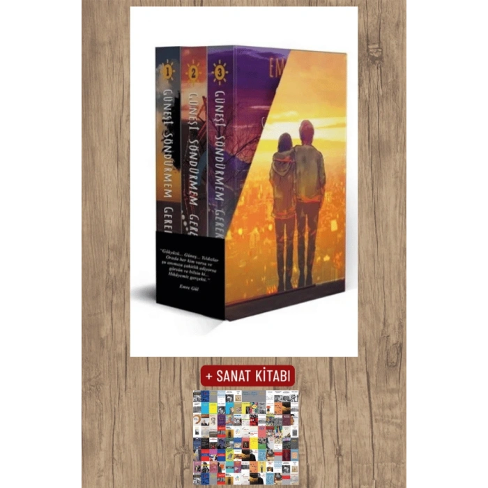 Sanat Kitabı + Güneşi Söndürmem Gerek Seti (3 Kitap Takım) / Emre Gül