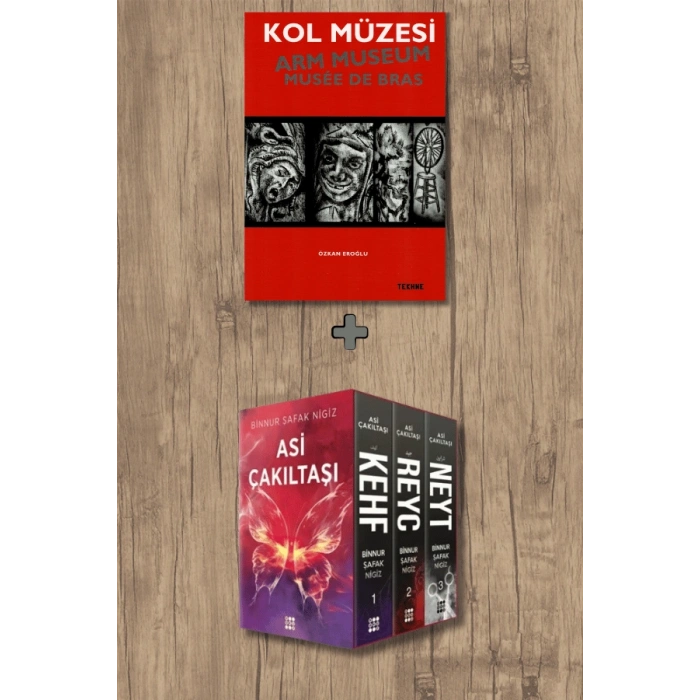 Sanat Kitabı + Asi Çakıltaşı Serisi Set - 3 Kitap Takım / Binnur Şafak Nigiz