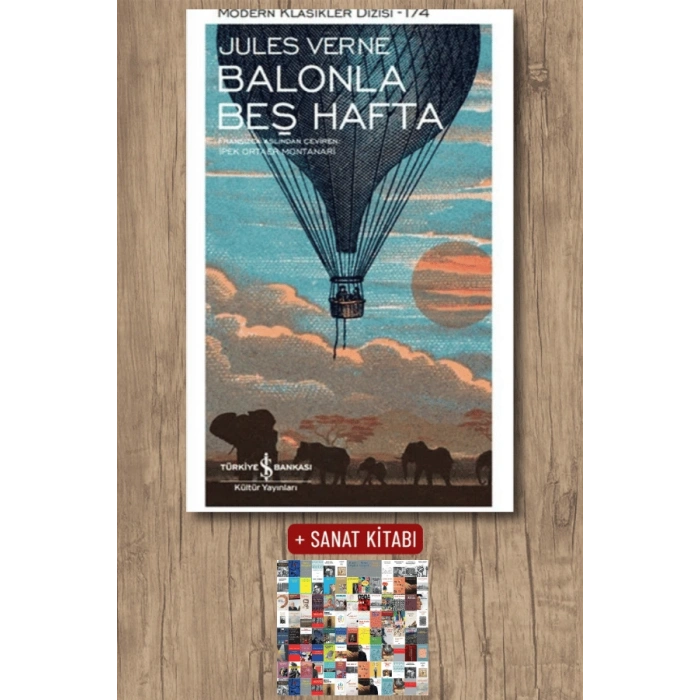Sanat Kitabı + Balonla Beş Hafta / Jules Verne