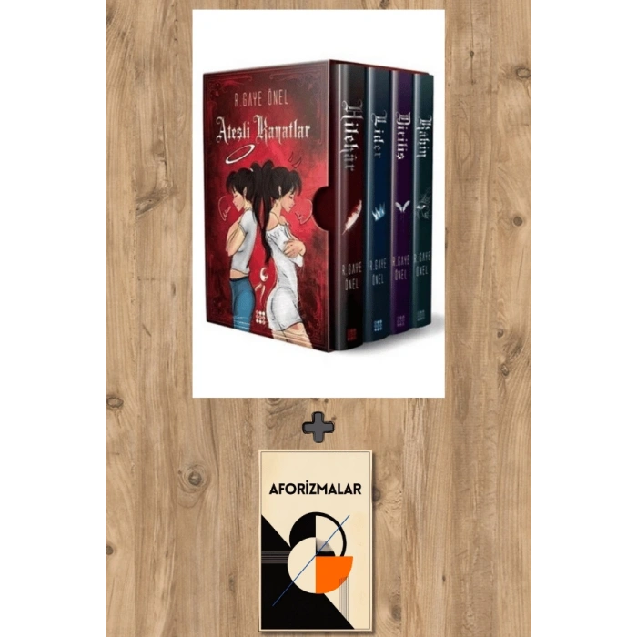 Sanat Kitabı + Ateşli Kanatlar Serisi - 4 Kitap Takım Kutulu / R. Gaye Önel