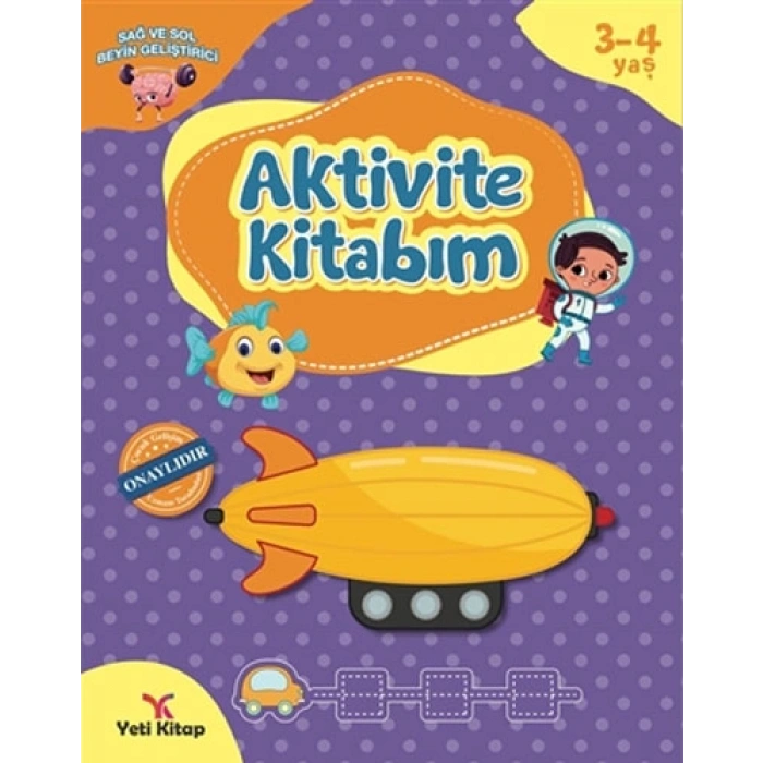 3 - 4 Yaş Aktivite Kitabım