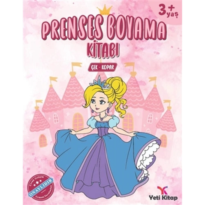 3+ Yaş Prenses Boyama Kitabı