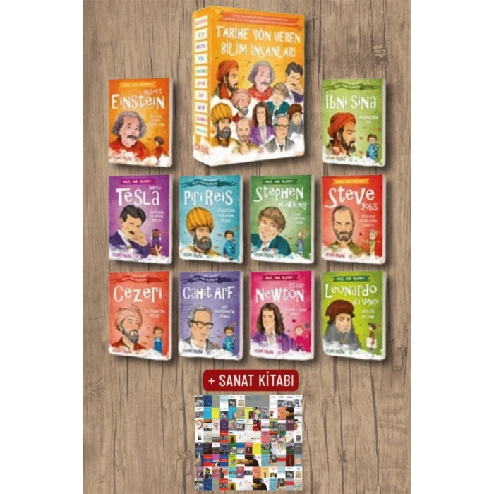 Sanat Kitabı + Tarihe Yön Veren Bilim İnsanları Serisi (Kutulu - 10 Kitap Takım) / Cezmi Ersöz