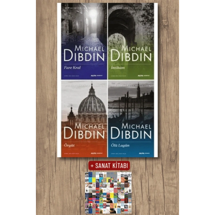 Bir Komiser Zen Macerası Set - 4 Kitap Takım / Michael Dibdin + Sanat Kitabı