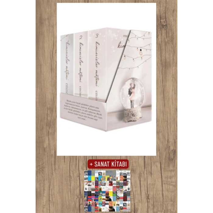 Sanat Kitabı + Kimsesizler Matemi - 3 Kitap Takım (Kutulu - Ciltli) / Emine Tavuz