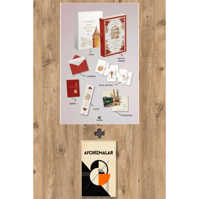 Uyumadan Önce Tuttuğum Dilek - 1 (Karton Kutu Set)