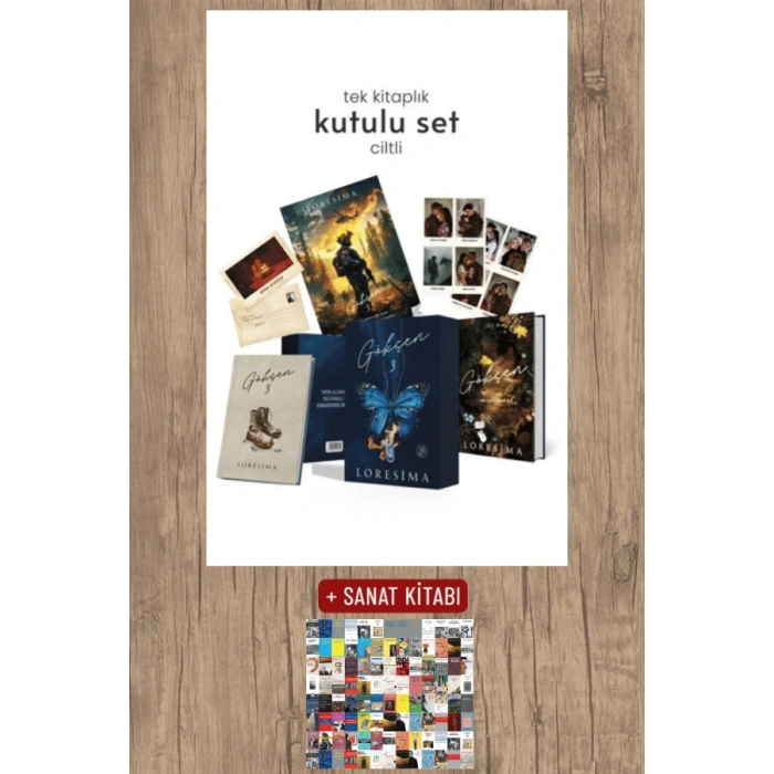 Sanat Kitabı + Gökçen 3 - Güz Yağmurları Hediyeli Özel Kutu (Ciltli) / Loresima