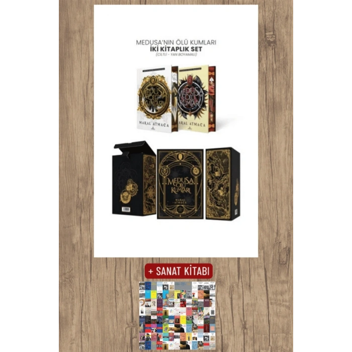 Sanat Kitabı + Medusa’nın Ölü Kumları İki Kitaplık Set (Ciltli - Özel Baskı) / Maral Atmaca