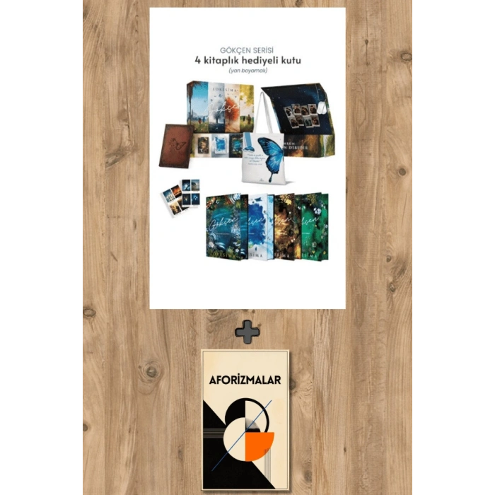 Sanat Kitabı + Gökçen Serisi – 4 Kitap Takım (Yan Boyamalı - Hediyeli Kutu - Ciltli) / Loresima