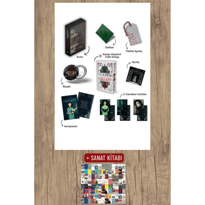 Gallant Özel Kutulu Set (Ciltli) / V. E. Schwab + Sanat Kitabı