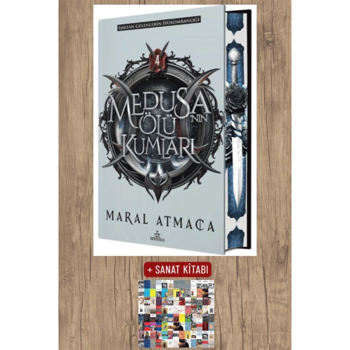 Sanat Kitabı + Medusa’nın Ölü Kumları 4 (Yan Boyamalı - Ciltli) / Maral Atmaca