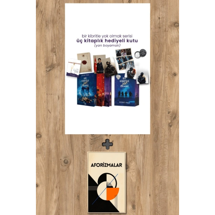 Bir Kibritle Yok Olmak Serisi - Üç Kitaplık Hediyeli Kutu (Ciltli - Yan Boyamalı)