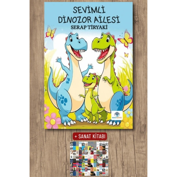 Sanat Kitabı + Sevimli Dinozor Ailesi / Serap Tiryaki