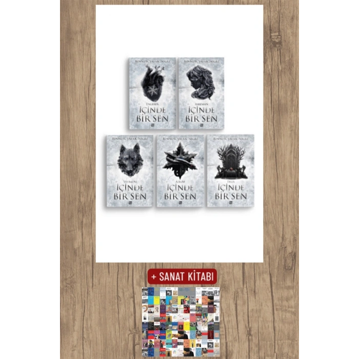 Sanat Kitabı + İçinde Bir Sen 5 Kitap Takım (Ciltli) / Binnur Şafak Nigiz