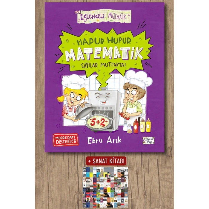 Hapur Hupur Matematik Sayılar Mutfakta / Ebru Arık + Sanat Kitabı