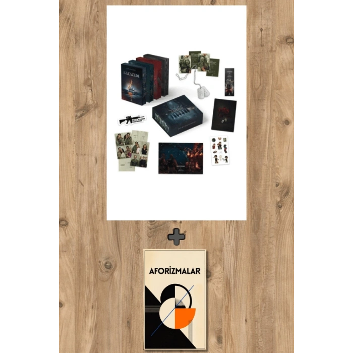 Kazazede Serisi - 4 Kitap Takım Kutulu Set (Ciltli - Kenar Boyamalı)