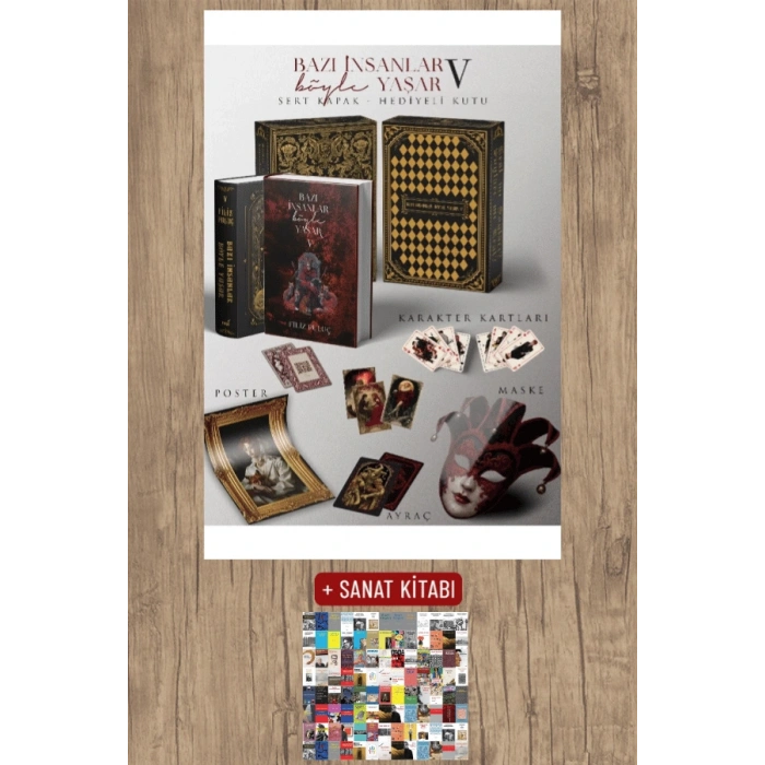 Sanat Kitabı + Bazı İnsanlar Böyle Yaşar 5 (Ciltli - Kutulu) / Filiz Puluç