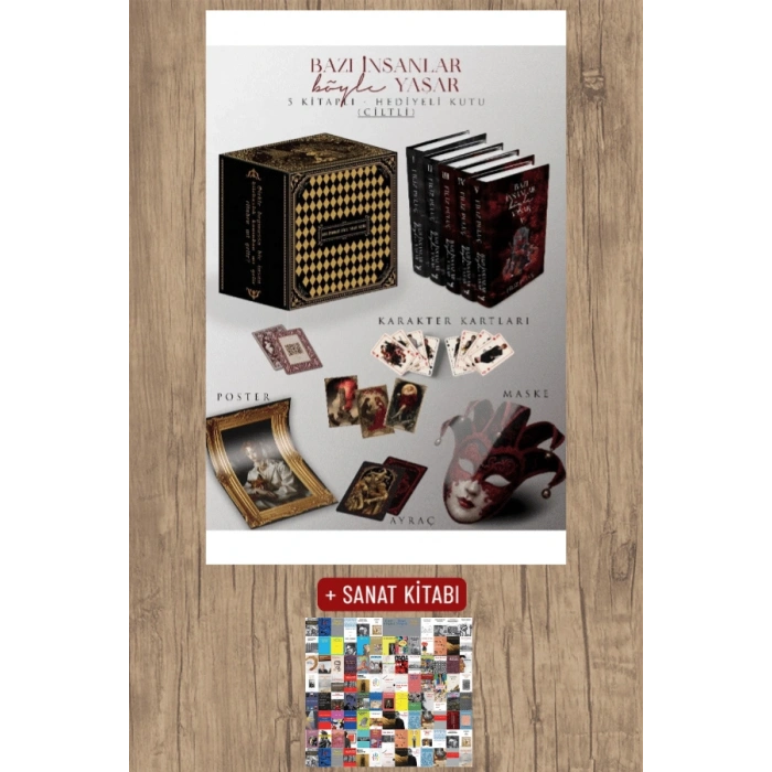 Sanat Kitabı + Bazı İnsanlar Böyle Yaşar 5 Kitap Takım (Ciltli - Kutulu) / Filiz Puluç