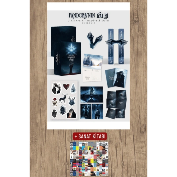 Sanat Kitabı + Pandoranın Kalbi 3 Kitap Takım (Ciltli - Hediyeli Kutu) / Dilara Keskin
