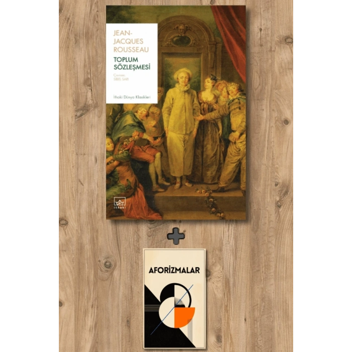 Sanat Kitabı + Toplum Sözleşmesi / Jean Jacques Rousseau