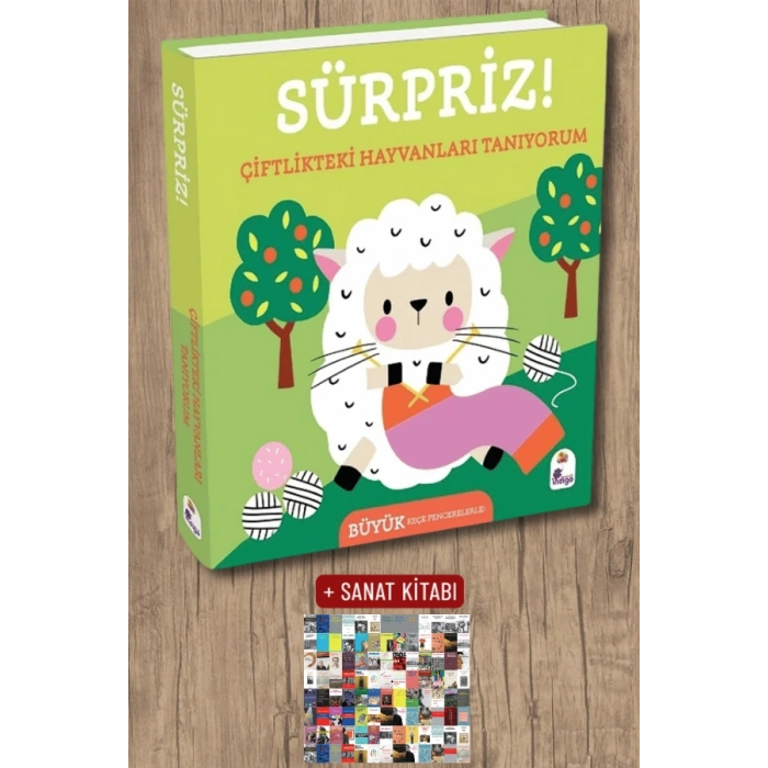 Sanat Kitabı + Sürpriz! - Çiftlikteki Hayvanları Tanıyorum (Ciltli) / Kolektif