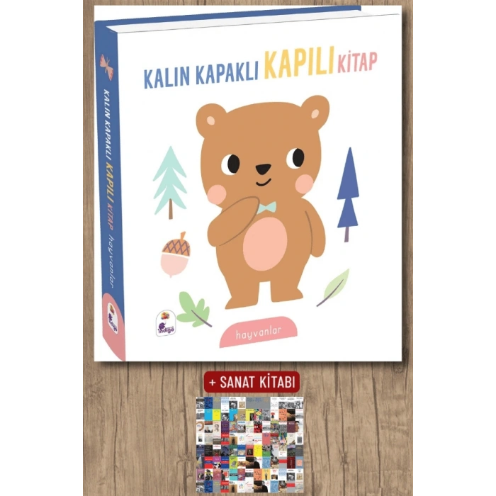 Sanat Kitabı + Kalın Kapaklı Kapılı Kitap - Hayvanlar (Ciltli) / Kolektif