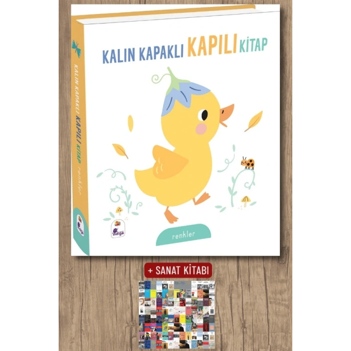 Sanat Kitabı + Kalın Kapaklı Kapılı Kitap - Renkler (Ciltli) / Kolektif