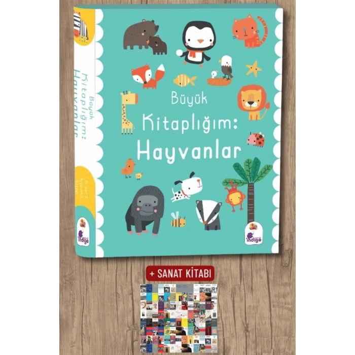 Sanat Kitabı + Büyük Kitaplığım - Hayvanlar / Dawn Machell