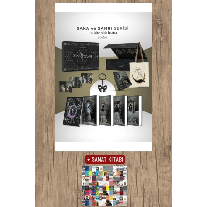 Sanat Kitabı + Saka ve Sanrı Serisi - 4 Kitaplık Kutu (Ciltli) / Maral Atmaca