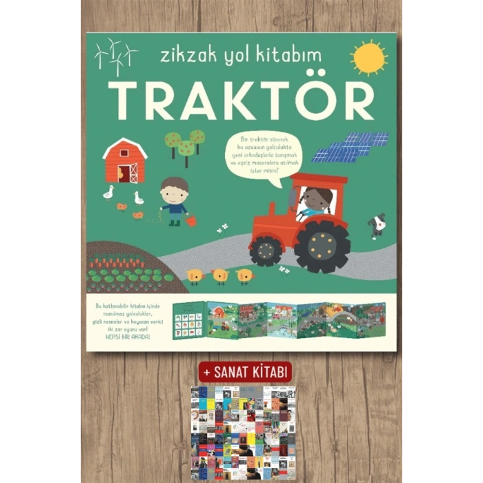 Sanat Kitabı + Zikzak Yol Kitabım - Traktör / Kolektif