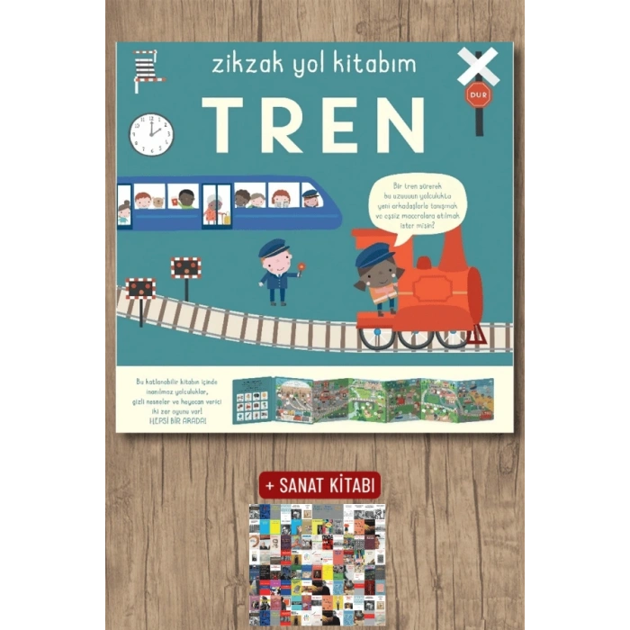 Sanat Kitabı + Zikzak Yol Kitabım - Tren / Kolektif
