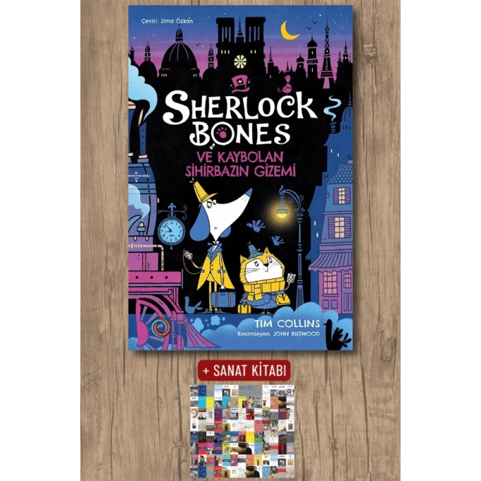 Sanat Kitabı + Sherlock Bones ve Kaybolan Sihirbazın Gizemi / Tim Collins