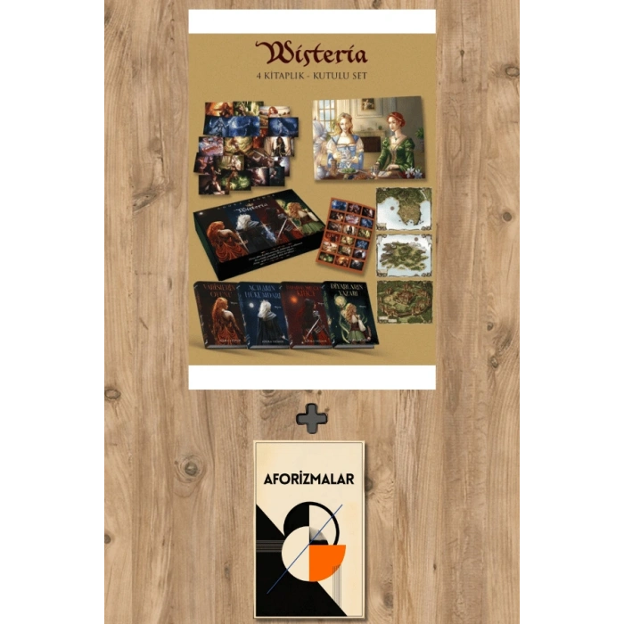 Sanat Kitabı + Wisteria Serisi 4 Kitap (Hediyeli Kutu - Ciltli) / Adora Yağmur